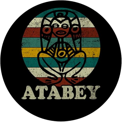 Miniatura 3 de Atabey Taina. Goddess Gift Puerto Rico Taino Camisa para mujer PopSockets Agarre y soporte para teléfonos y tabletas, Negro