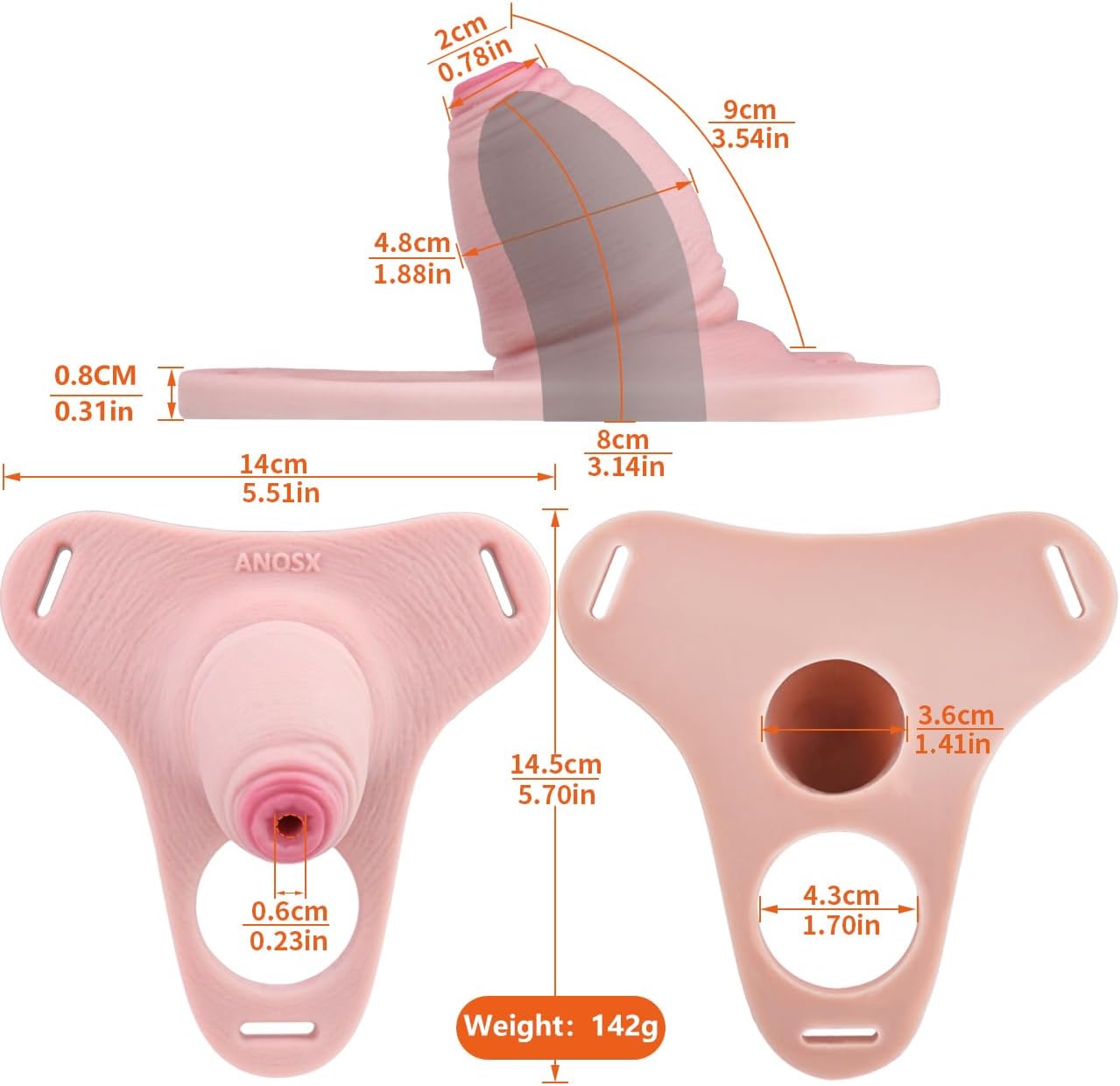 Silicone Men Cock Cage Chastity Devices with Belt and Lock, Soft Reusable Male Penis Chastity Cage Adult Sex Toy for Men