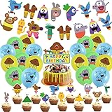 Duggee Birthday Party Supplies Hey Duggee Birthday Party Decorations Happy Birthday Banner,Cake Topper, Balloons Birthday Party Supplies - Image 2