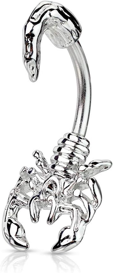 PIERCE MEScorpion Belly Navel Ring 14G
