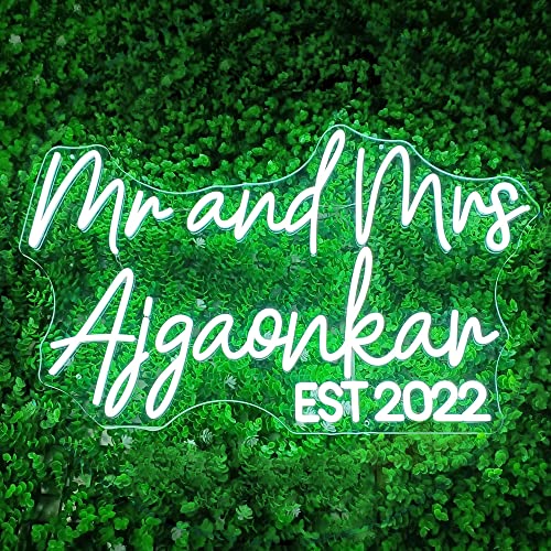 Insegna Luminosa Nome Neon, Insegna al Neon Personalizzabile, Scritta Luminosa Personalizzata Luce Neon per Camera da Letto, Decorazione da Parete Matrimonio Feste Compleanno Regalo, Testo a 3 riga