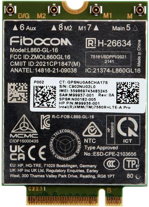 HP XMM 7560 R+ LTE-Advanced Pro WWAN