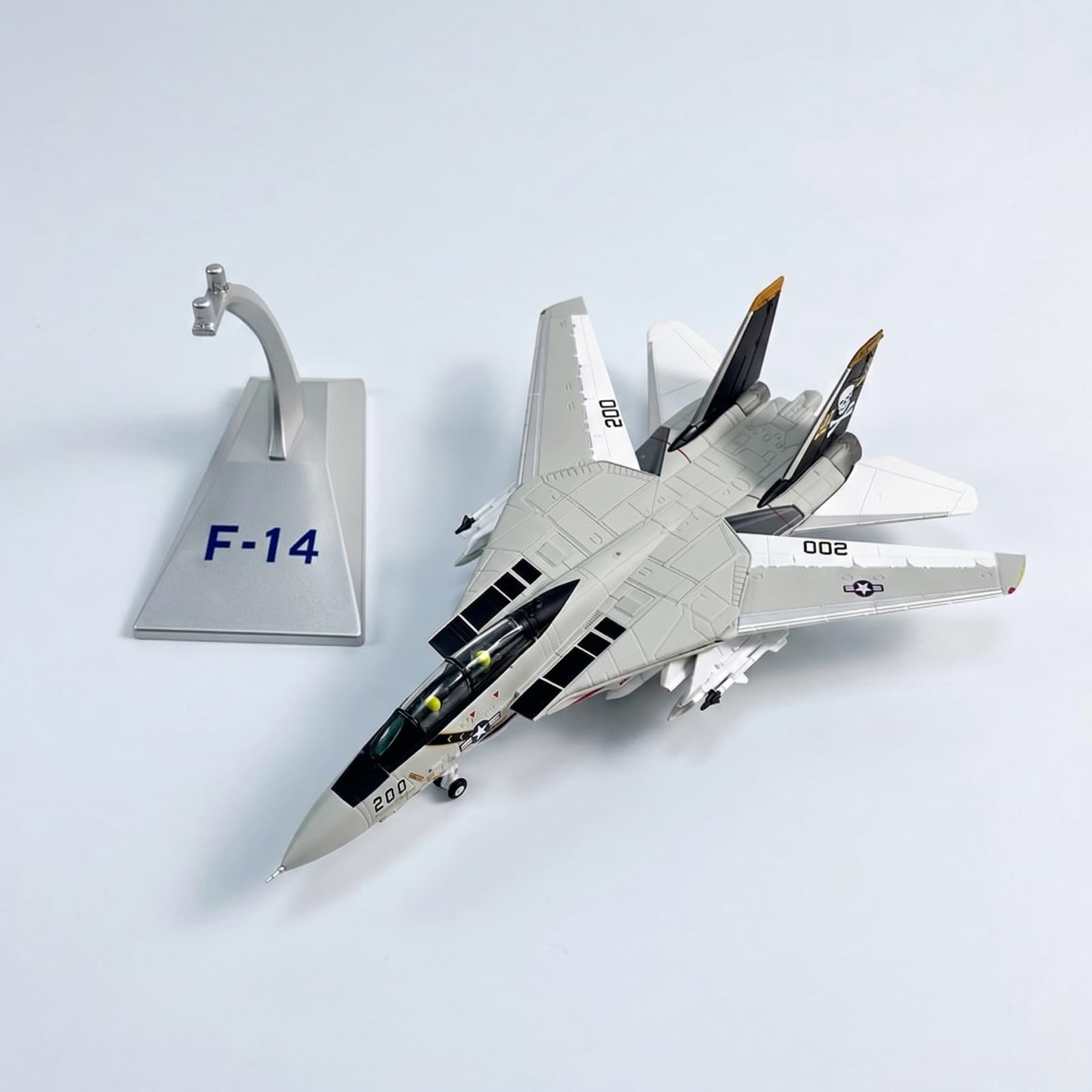 Amagogo Maqueta de Avión de Réplica Exhibición Modelo Aeronave Ornamento Coleccionismo con Estructura Perfilada Tren Fijo y Peana Negra en Aleación de, Rojo