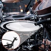 Vista 2 de Clip de micrófono de tambor, 4 piezas a prueba de golpes, clips de micrófono de sujeción para micrófono, soporte de montaje de abrazadera de micro