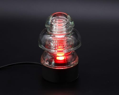 Miniatura 5 de Lamp Base for "Hemingray-50" Glass Insulators (Blue LED)