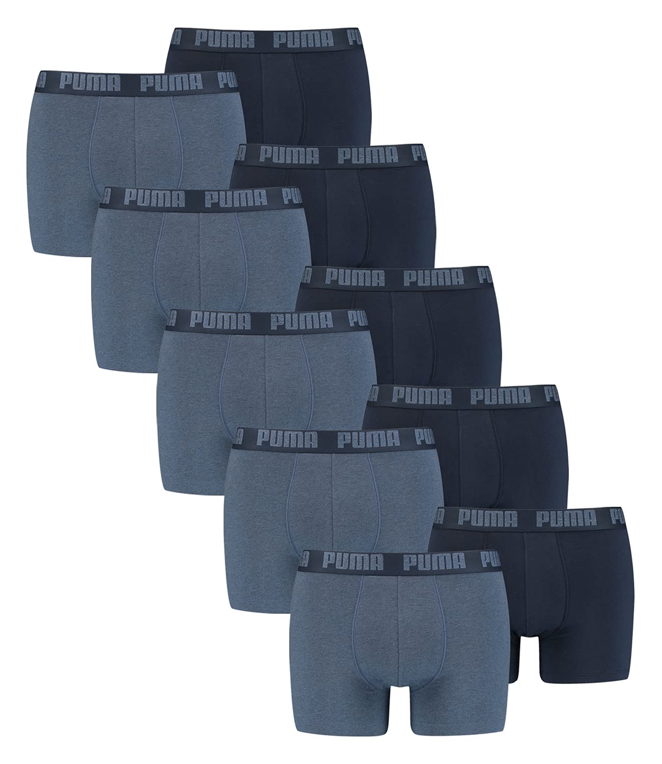 PUMA 521015001 bokserki męskie, 10 szt., -037 denim, XXL