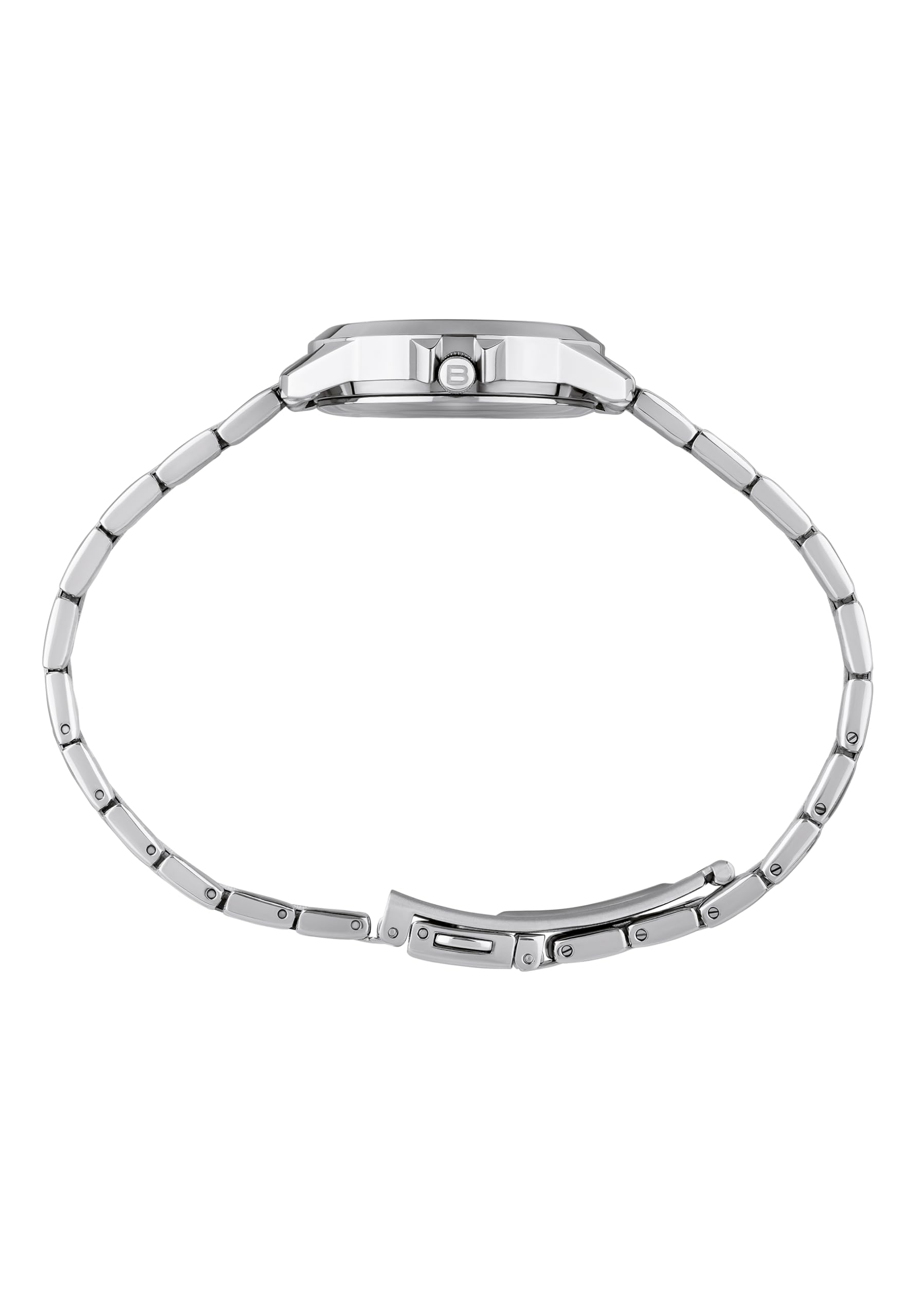 Breil, Collezione Classic Elegance, Orologio Donna Solo Tempo in Acciaio, Finitura Lucida, Cassa 28 mm, Quadrante con Perle agli Indici, Pratica Chiusura Diver