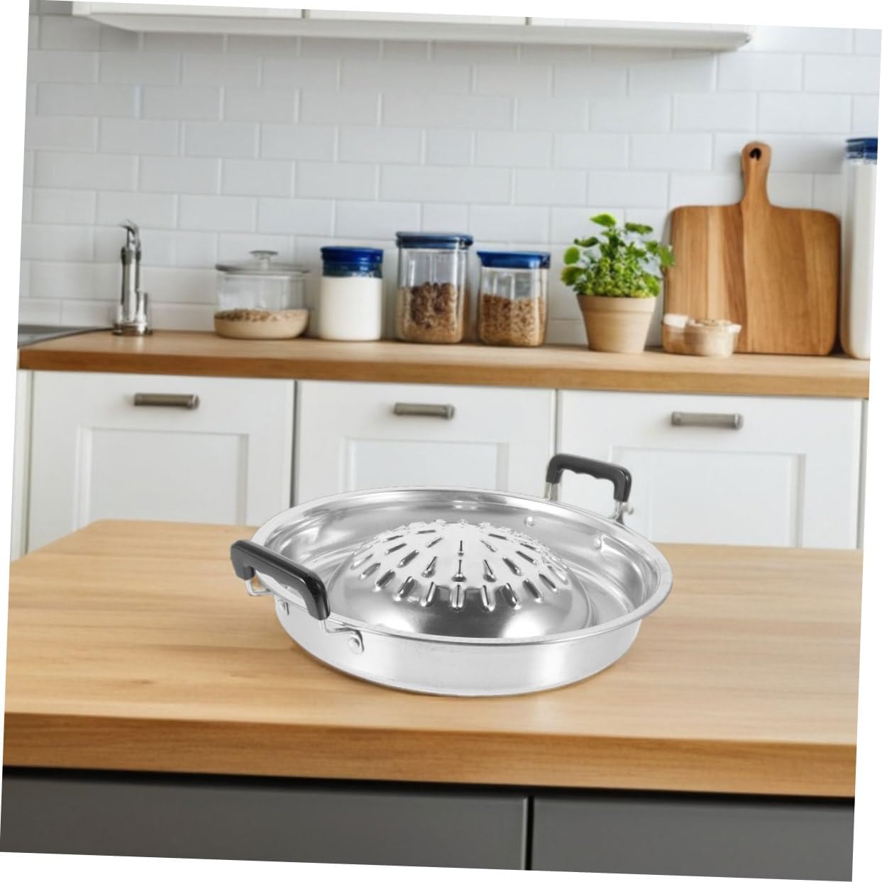 2pcs Expert Grill Bbq Plate Aluminum Grill Pan for Indoor Cooking for Picnic