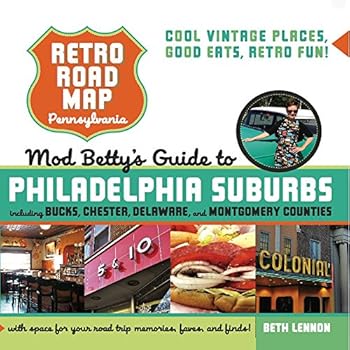 Paperback Retro Roadmap Roadbook - Philadelphia Suburbs Book