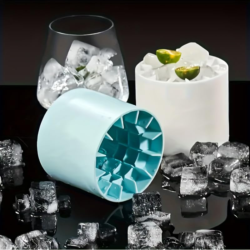 Molde de hielo de silicona 2 piezas con dispensador miniatura 3