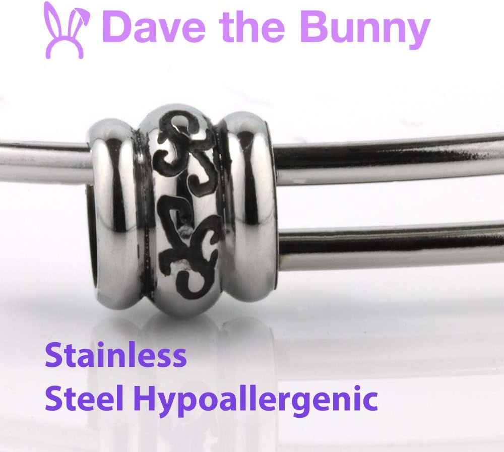 San Benito Bracelet | St Benedict Medals are Great Catholic Gifts or Confirmation Gifts and Medalla de san Benito a Stainless Steel Bangle for Sensitive Skin a Saint Benedict Bracelet for Men or Women - Image 4