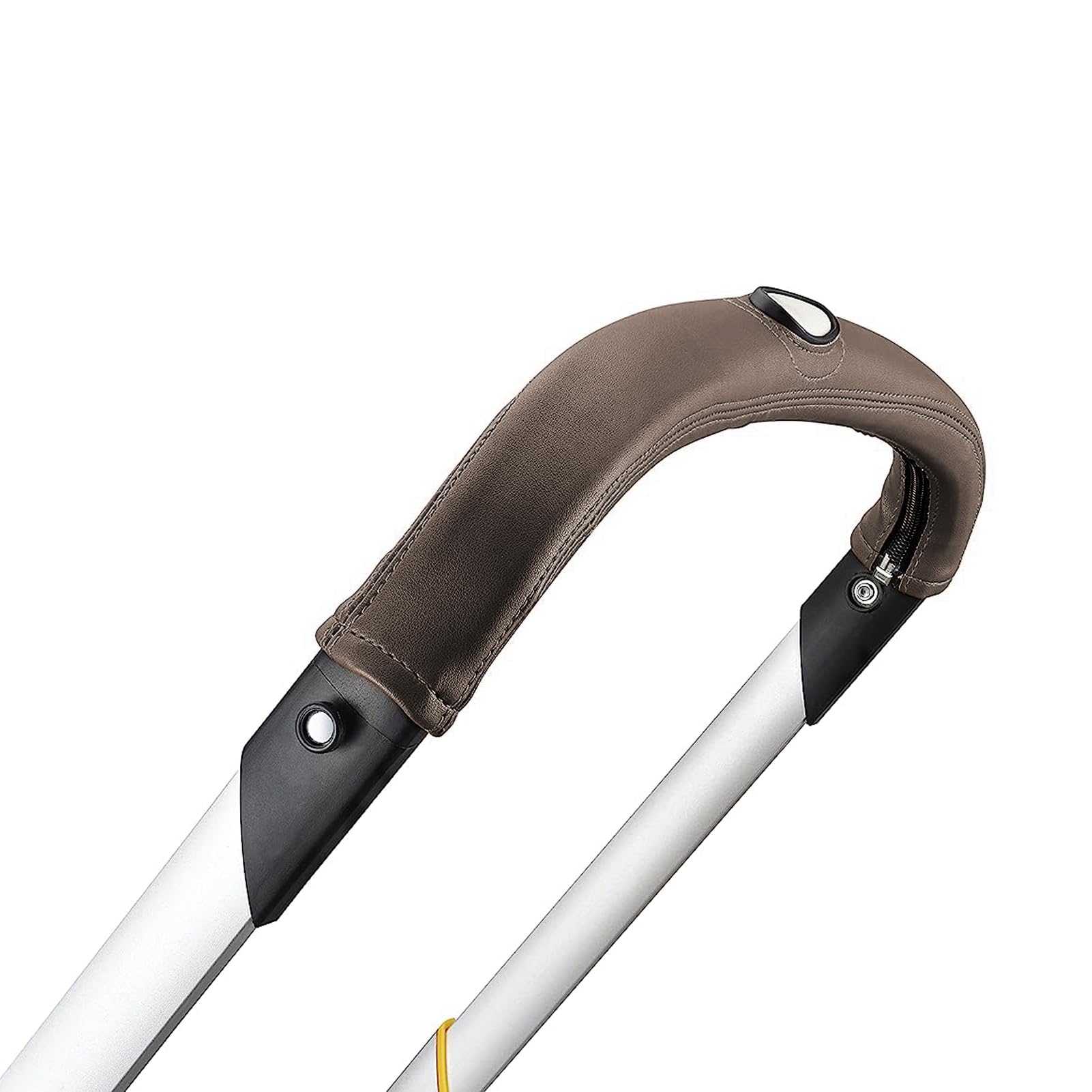 Handlebar Cover Compatible with Doona Car Seat and Stroller, PU Leather Handle Cover Removable Stroller Handle Cover with Zipper Opening, Armrest Bumper Protect Case for Doona Cover for Stroller