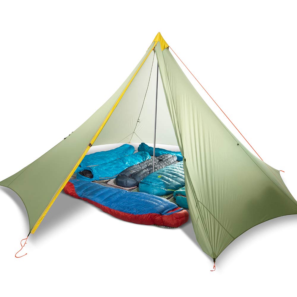 Amazon | 2-4人用 ワンポールテント 登山用 テント 両面シリコーン