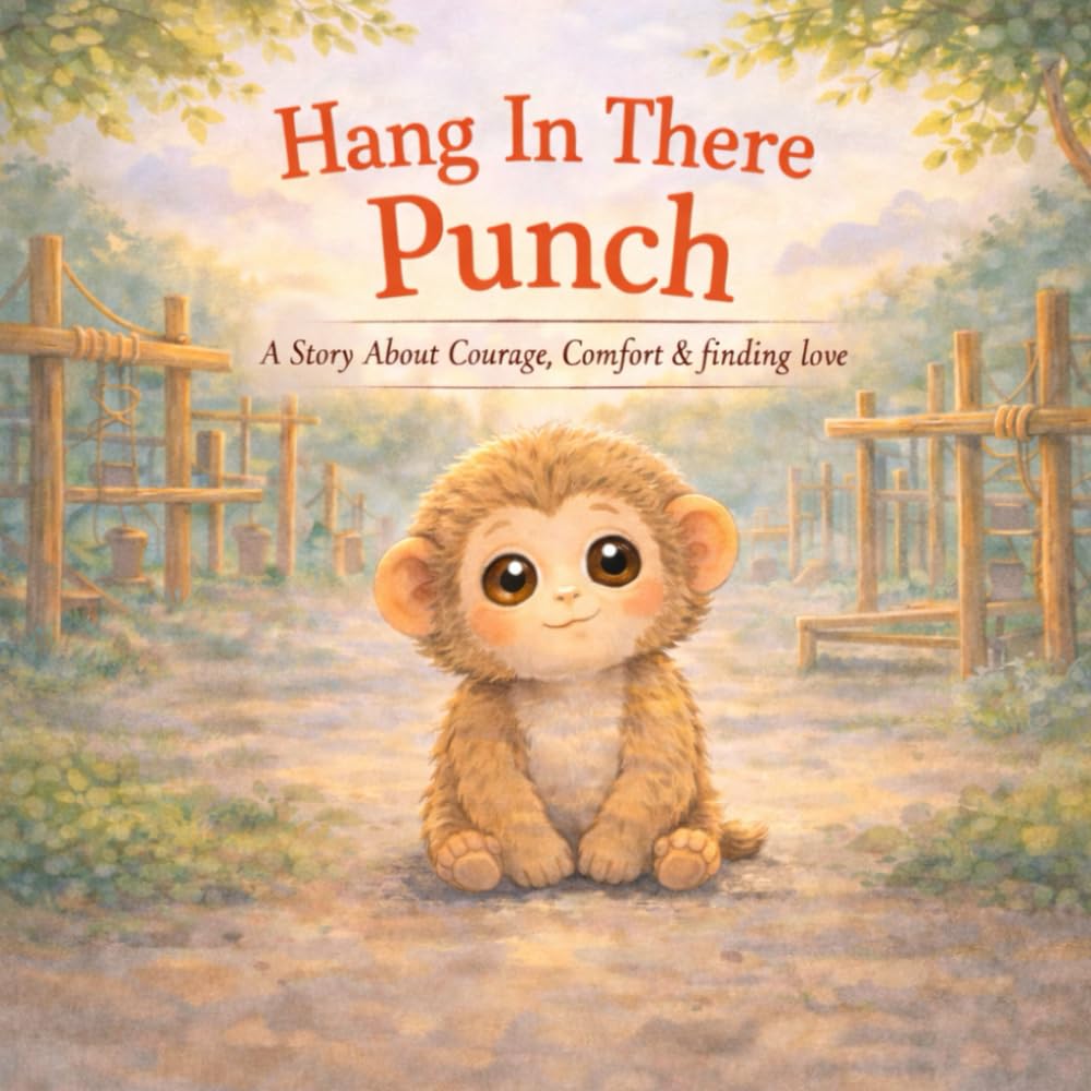 Hang In There Punch: Hang In There Punch Book Children's Book | Based On True Story | "Baby Punch" Inspiring Book About Love, Friendship, Empathy and Kindness | 24 Page Book