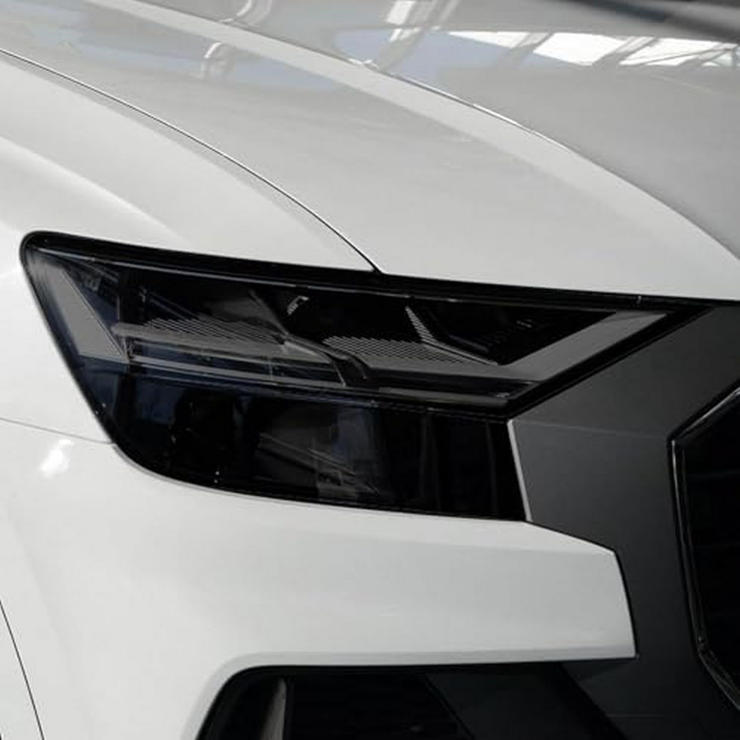 SamLng Car Front Light Film for Audi Q8 S8 Rsq8 2019 2020 Accessories Front Light Transparent TPU Sticker Car Headlight Protective Film
