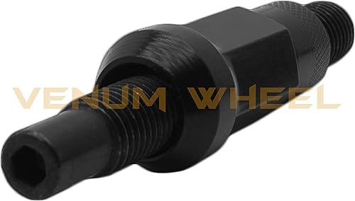 Miniatura 8 de 4 espaciadores de rueda centrados de 5 x 100 0.197 x 4.409 in + kit de conversión de pernos con tacos negros de carreras | Compatible con Audi TT A3