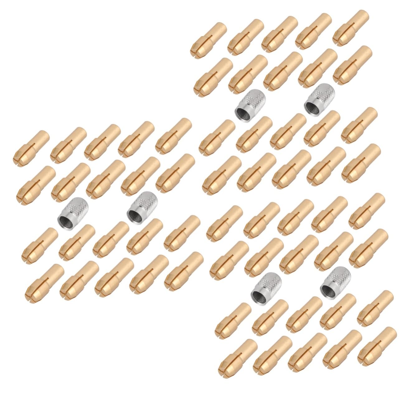Accessoires de mandrin pour outil rotatif : kit 66 pièces de perçage et collets de serrage