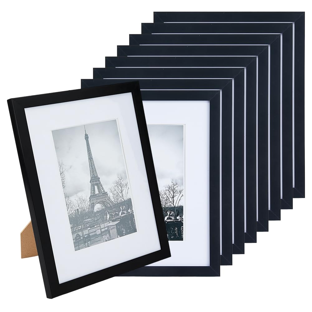 Cadre photo pour ticket de concert et multimédia en PVC noir 27,5x22,4
