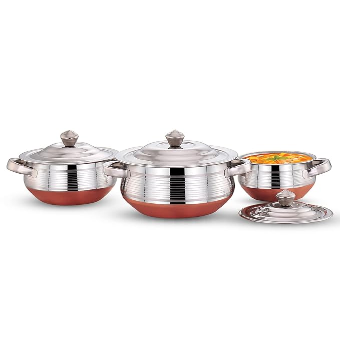 Buy NEXT Future 3piece (3 PC) Handi Set with Lid and Handle Copper