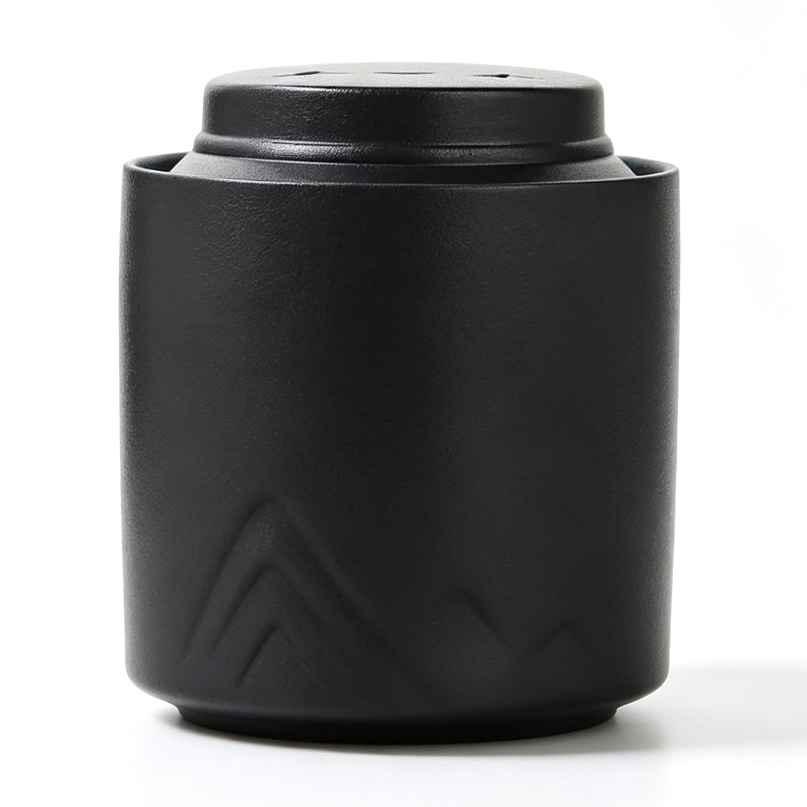 UpGBRF Ceramic Tea Canister 500ML Storage Pottery Jar Pantry Organizer