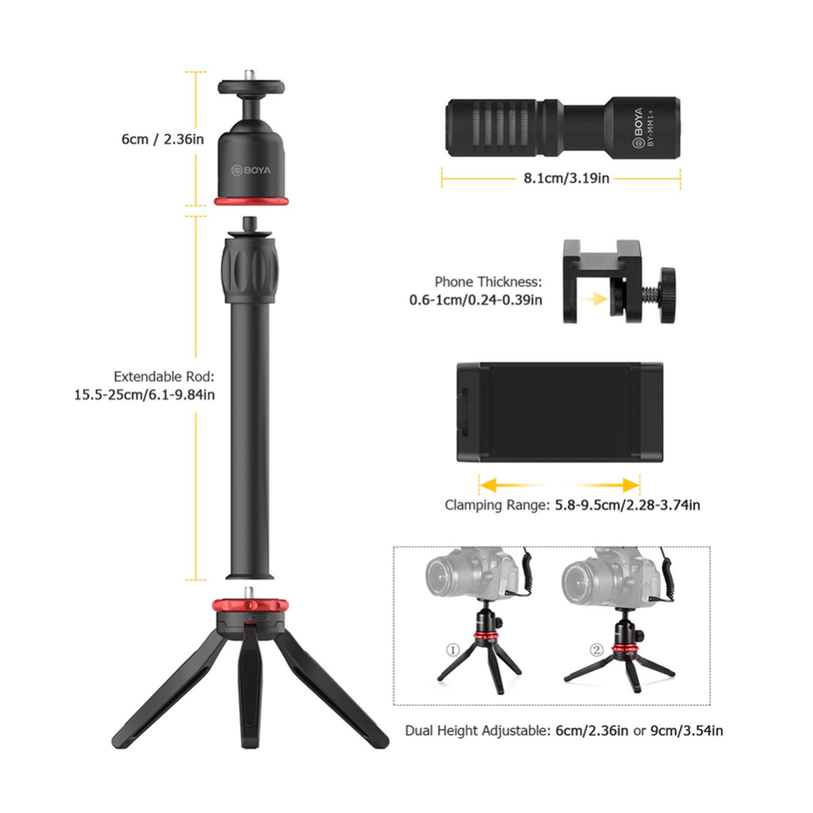 新品未開封　BOYA BY-VG350 スマートフォンビデオキット BOYA BY-VG350 Ultimate Smartphone Video Kit for Vlog Podcast