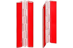 2 Pcs Acrylic Hinge Clear Small Plastic Hinges Continuous Self Adhesive Folding Hinge