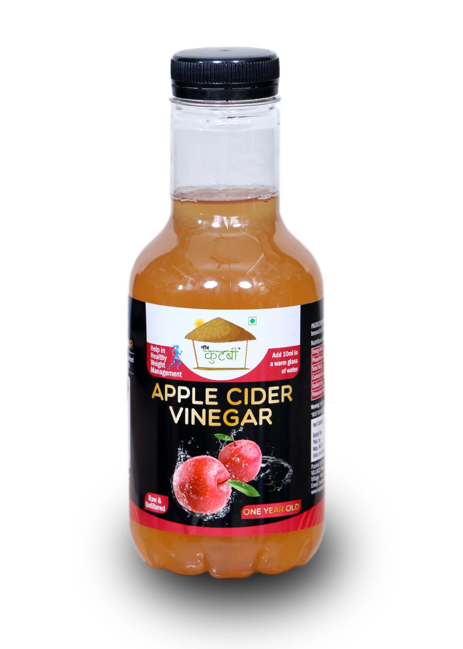 Kutbi Natural Organic Apple Cider Vinegar | With the Mother of Vinegar | Helps boost over-all health.-500 ml (B0BZQ43N7S) Amazon Price History, Amazon Price Tracker