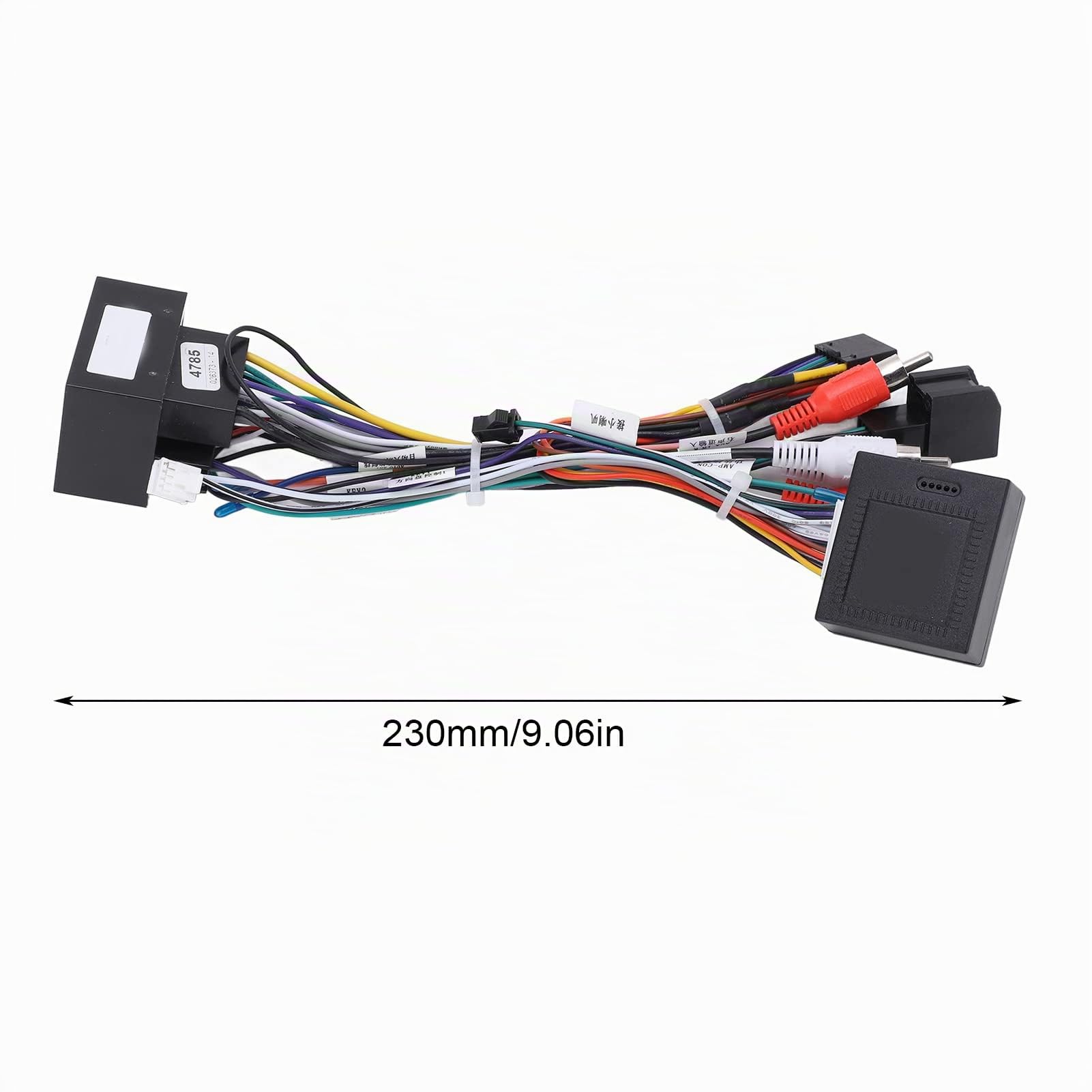 Qiilu Cablaggio Audio, Adattatore Connettore Cablaggio Radio Stereo con Scatola Bus CAN Sostituzione 16 Pin per Chevrolet Cruze TRAX Malibu