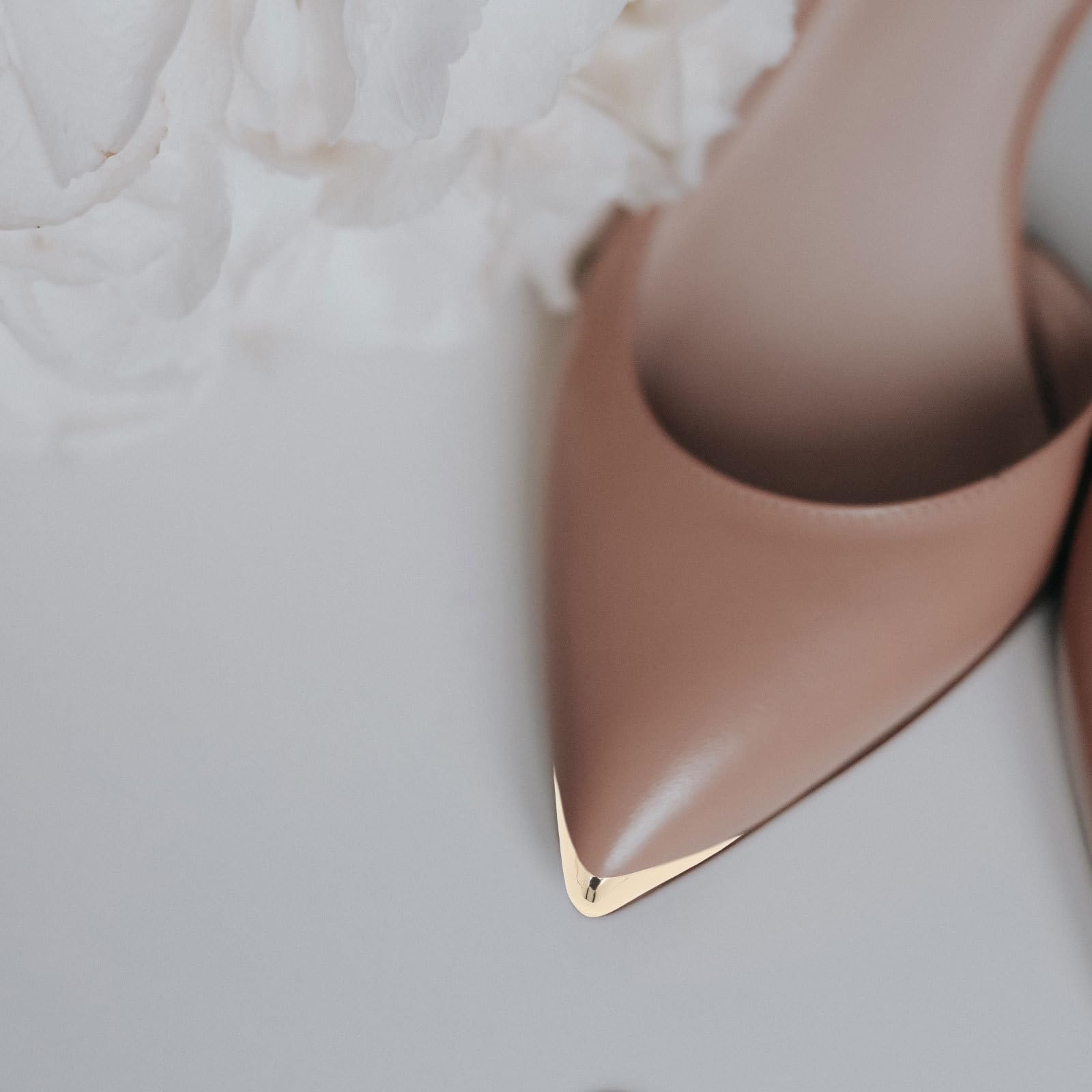 3 Pares de Protectores para Zapatos de Mujer Puntera Metálica Dorada, Diseño Elegante y Protección Antipatadas para Tacones Altos y Zapatos de Vestir
