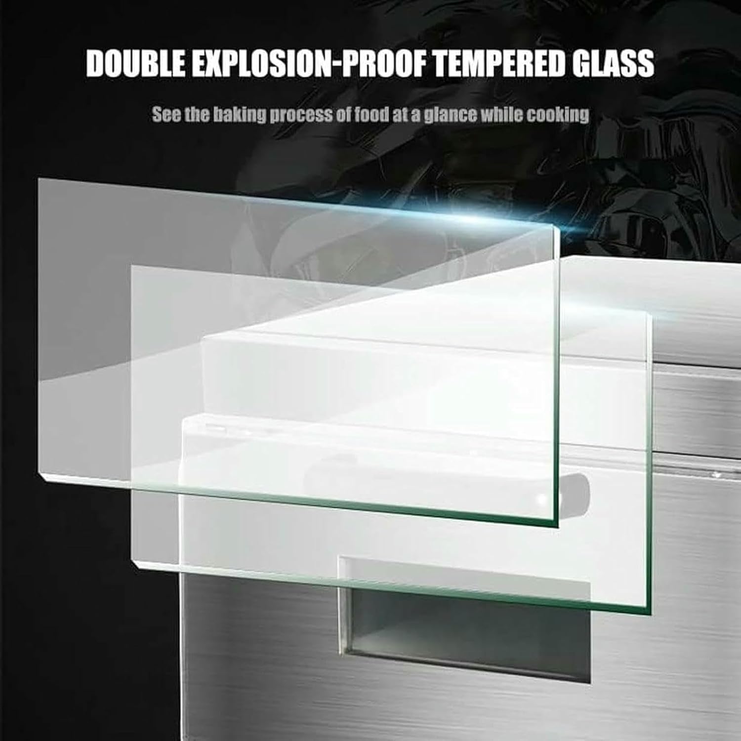 16" Countertop Electric Pizza Oven, Stainless Steel Pizza Maker with Timer, Multipurpose Pizza Maker Machine for Hotel Restaurant Home Baked