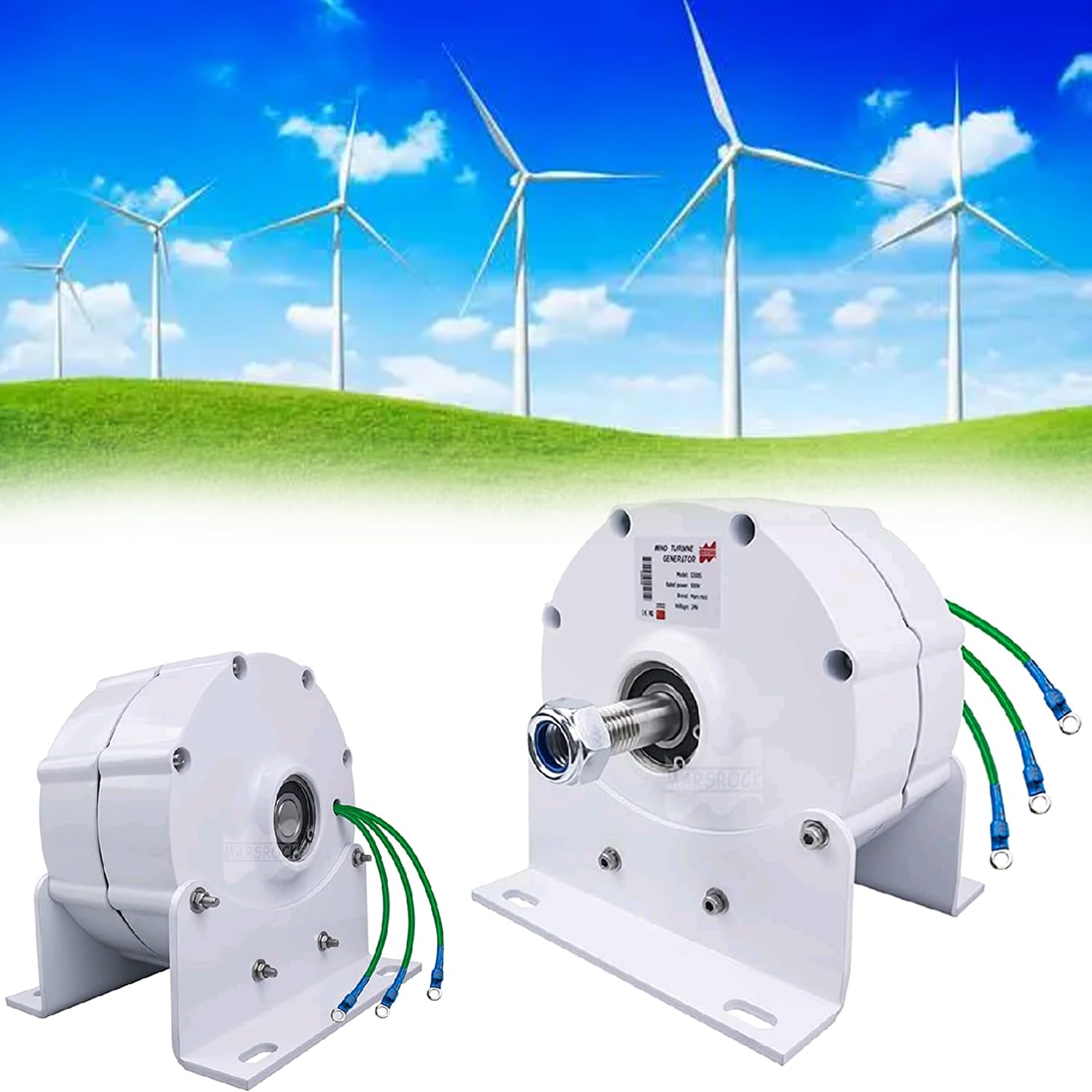 Générateur à aimant permanent sans engrenage 12 V, 24 V, 48 V, 96 V, 110 V, 220 V pour usage domestique dans les éoliennes et les turbines à eau, alternateur à aimant permanent 600 tr/min,220V