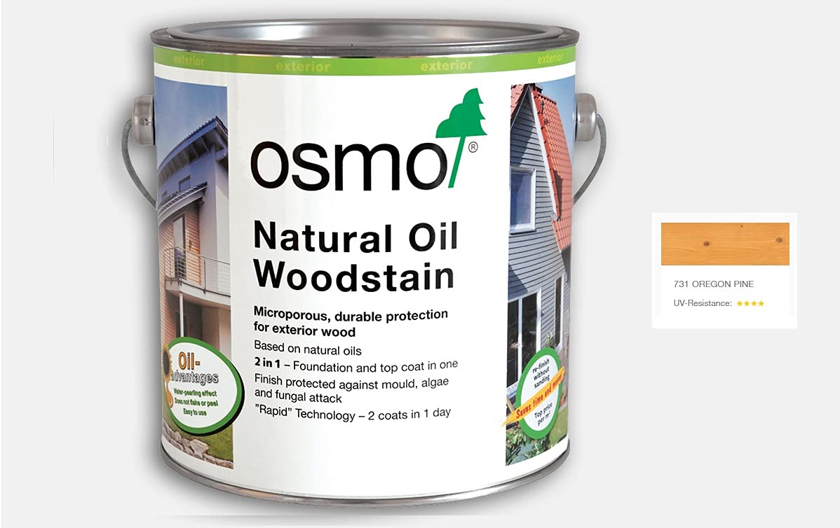 Osmo Natural Oil Woodstain 125ml(731) - Oregon Pine Transparent