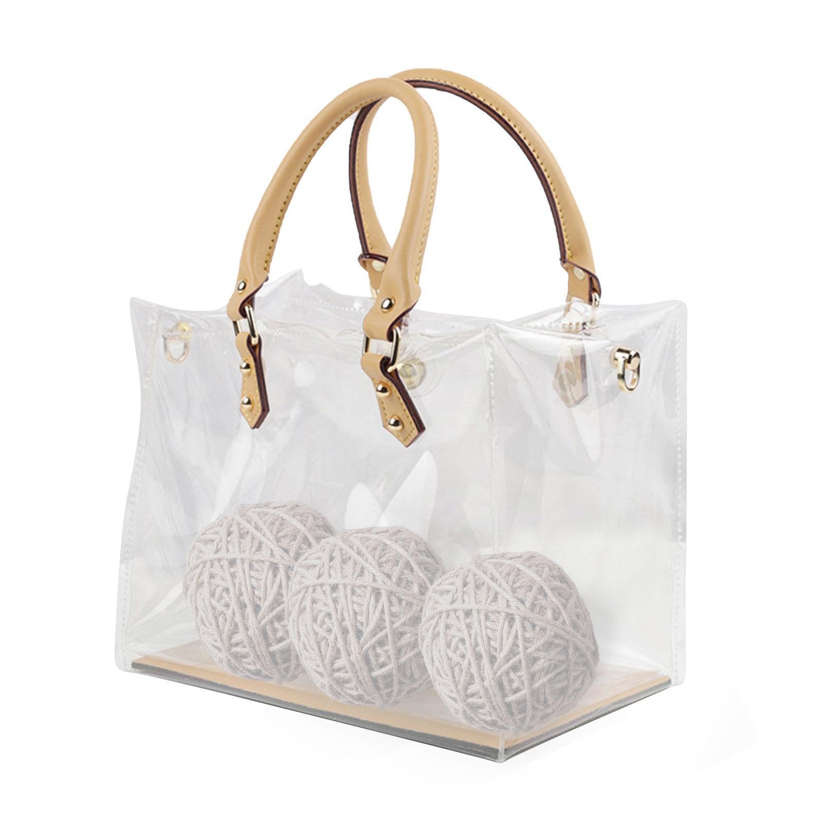 Borsa tote trasparente,Borsa per trucco cosmetica trasparente