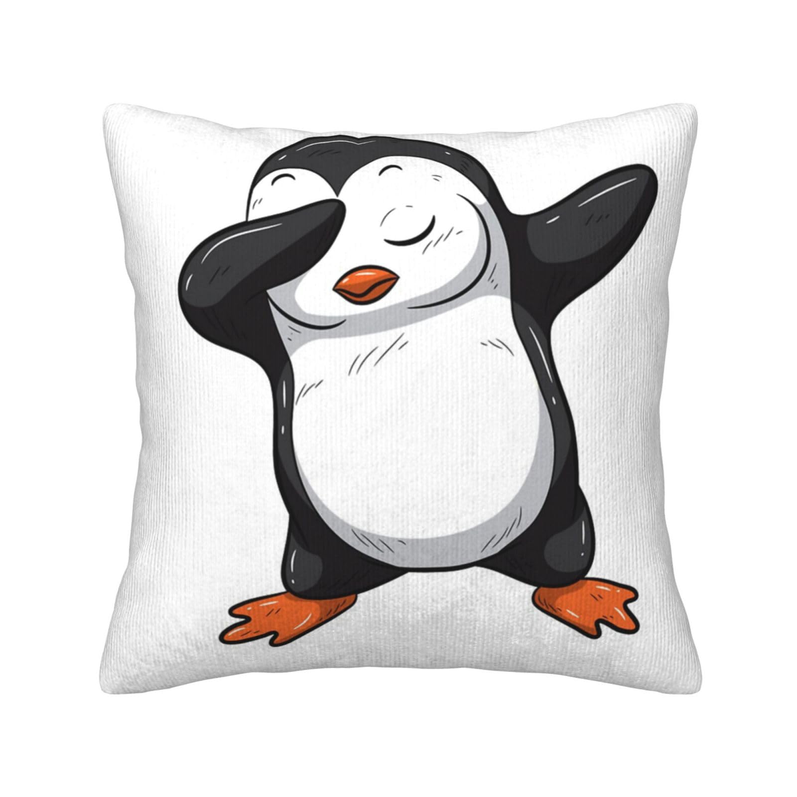 Housses de coussin pingouin en velours pour décorer votre salon cocooning