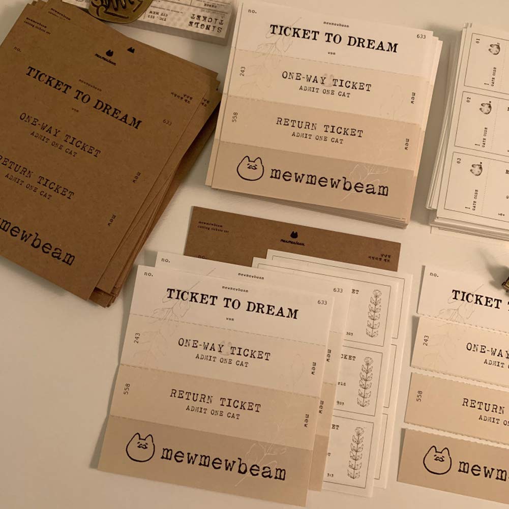 Amazon | 【mewmewbeam】 日本初上陸! ビンテージチケットセット