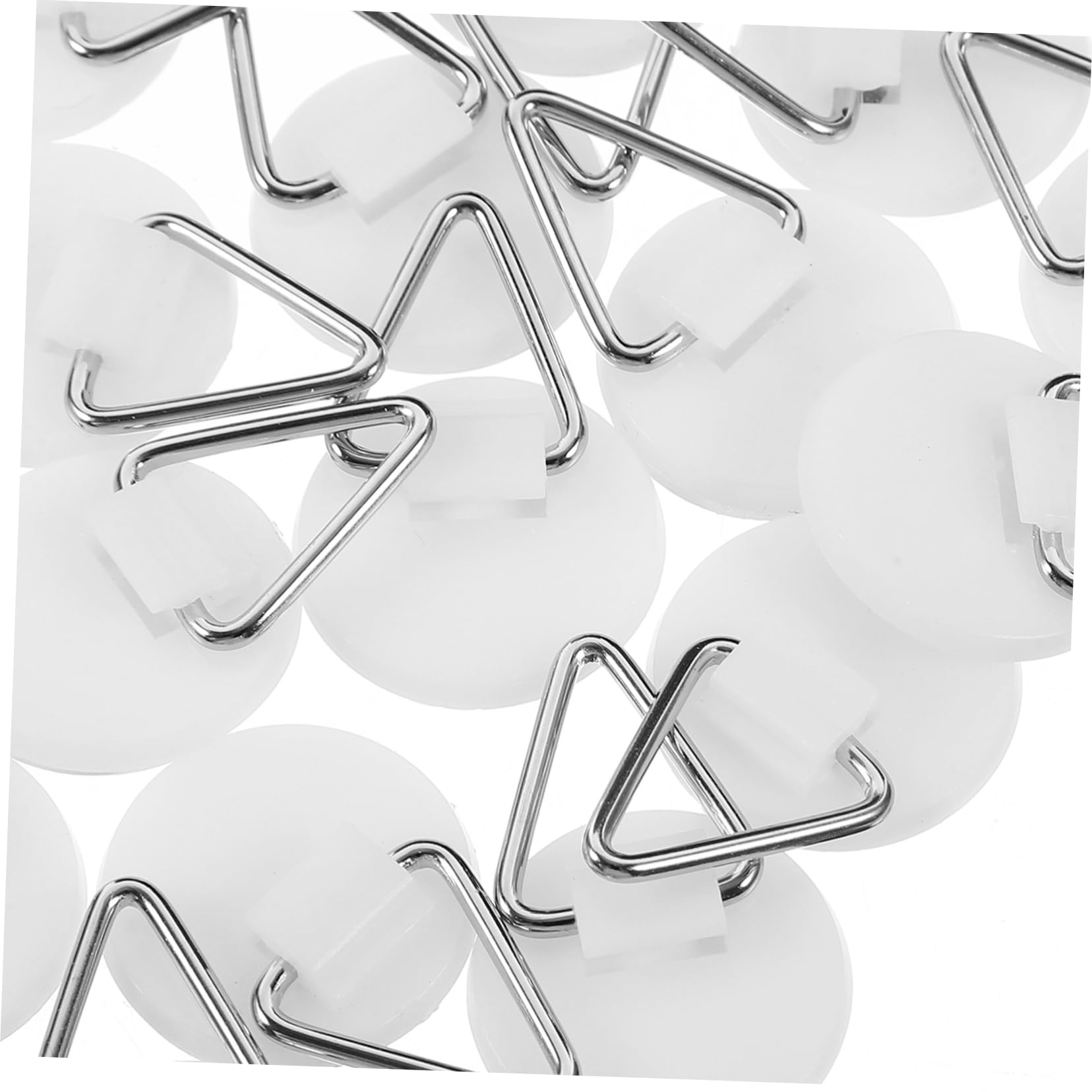 100piezas Ganchos De Pared Adhesivos Para Colgar Cuadros y Decoraciones De Soporte Resistente Sin Para Fotografías y Placas El