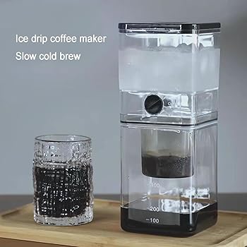 Torre de goteo para café frío, cafetera de goteo lento para café helado, torre de café frío con capacidad de 400 ml, goteo de velocidad ajustable, filtro de acero inoxidable, para los amantes del café2