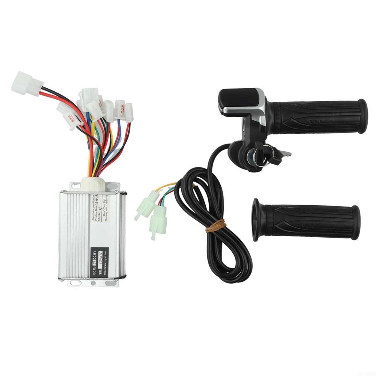 Manopola acceleratore in acciaio e controller spazzolato, perfetta per scooter elettrico EBike, 24 V, 36 V, 48 V, 250 W, 350 W, 500 W, 1000 W (36 V 1000 W)