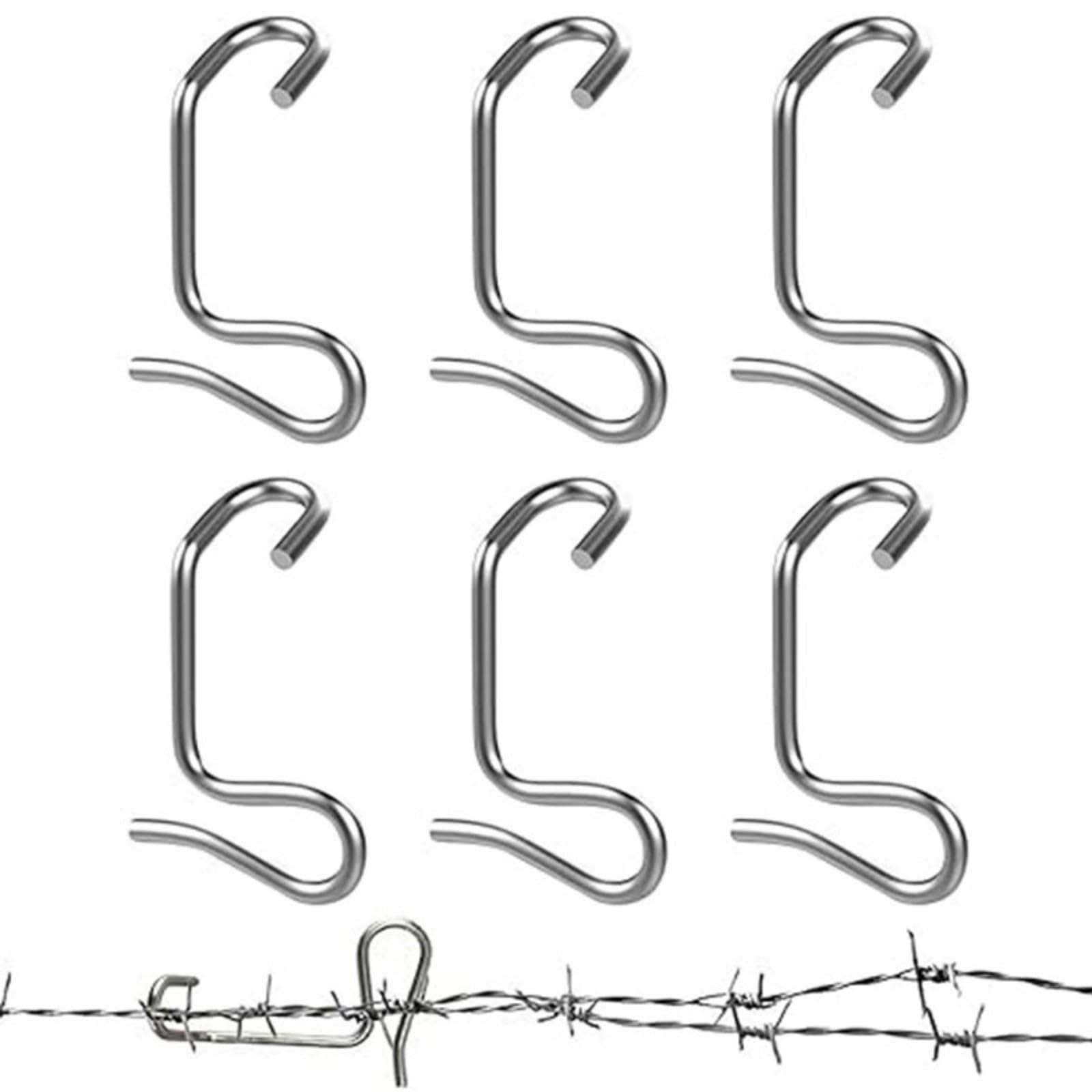Set attrezzi per tenditore per recinzione in filo zincato 20/30 / 40 Elementi fissaggio con impugnatura tensione Installazione rapida per maniglia tenditore per filo resistente nel del da