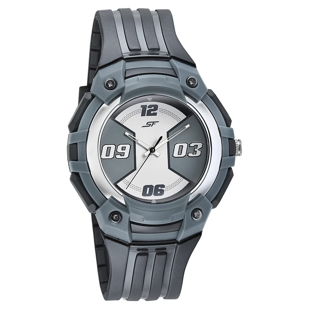 SF Turbo Quartz Analog Grey Dial PU Strap Watch for Men-NP77113PP03W (B0BS3MVK3V) Amazon Price History, Amazon Price Tracker