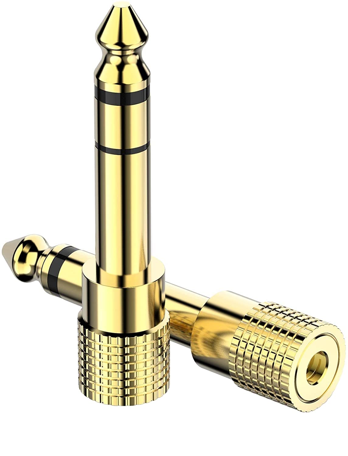 PremiumCord Adaptateur stéréo 6,3 mm femelle vers 3,5 mm plaqué or