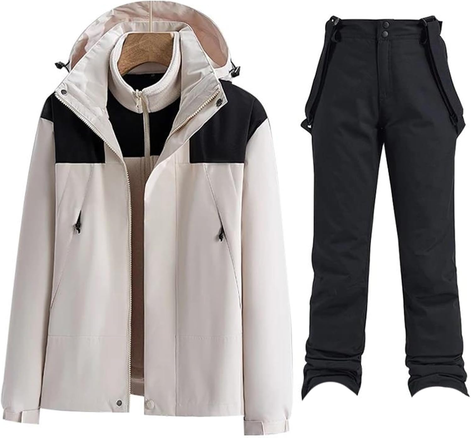 Men’S Winter Ski Suit – Thermal Wind-Proof Ski Jacket And Snow Pants Set Sports Skiing Snowboarding Outfit