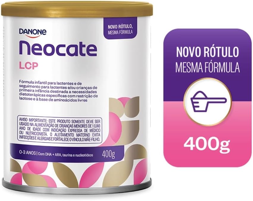 Leite Lcp Fórmula Infantil Em Pó Lata 400g - Kit Com 6 Latas para Lactantes