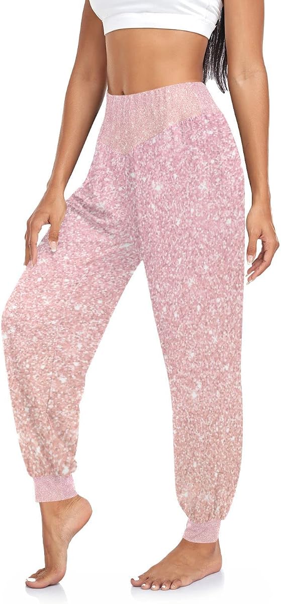 Aflyko Women Boho Trousers Comfy Sweatpants Yoga Urban Dance Pants