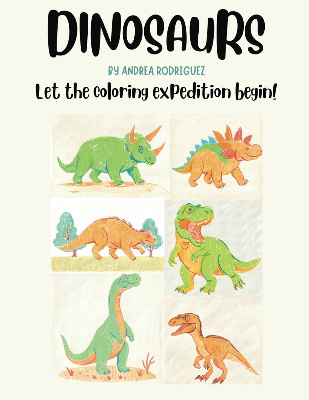 DINOSAURS: Let the coloring expedition begin!
