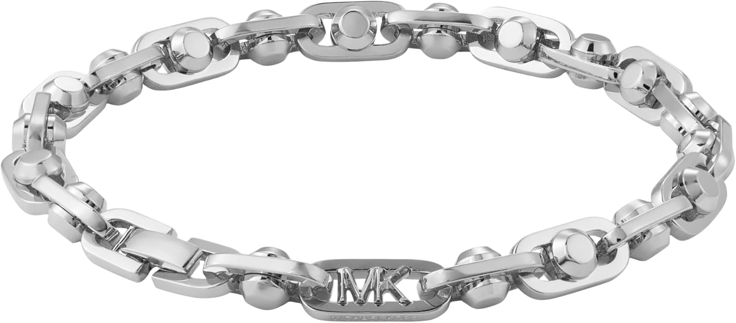 Michael Kors Silver-Tone Bracelet for Women; Bermuda Ubuy