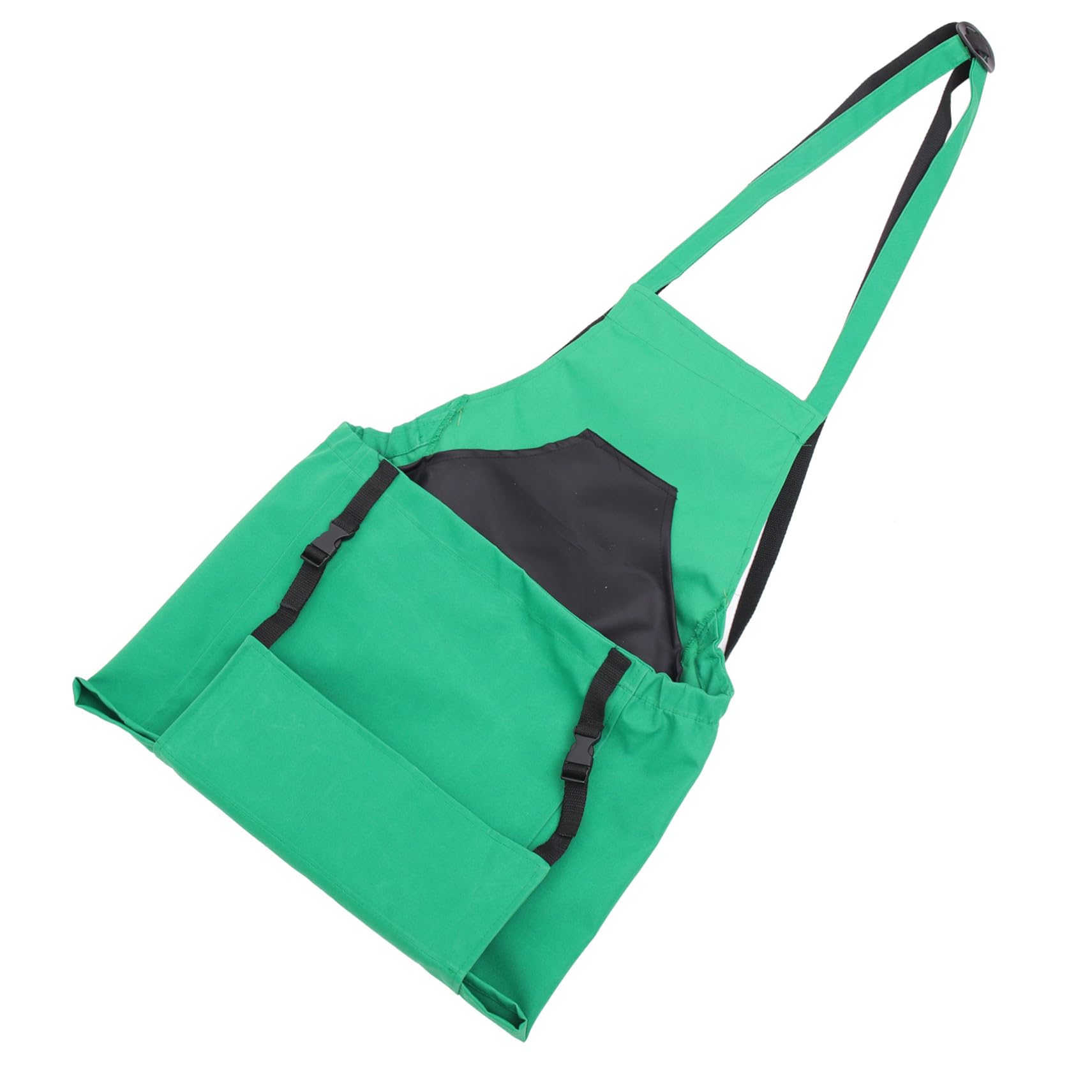Garneck Tablier de Jardin Toile de Coton avec Grandes Poches Ceinture Ajustable pour Récolte de Fruits et Légumes Pochette de Rangement Multifonction pour Outils de Jardinage Léger et