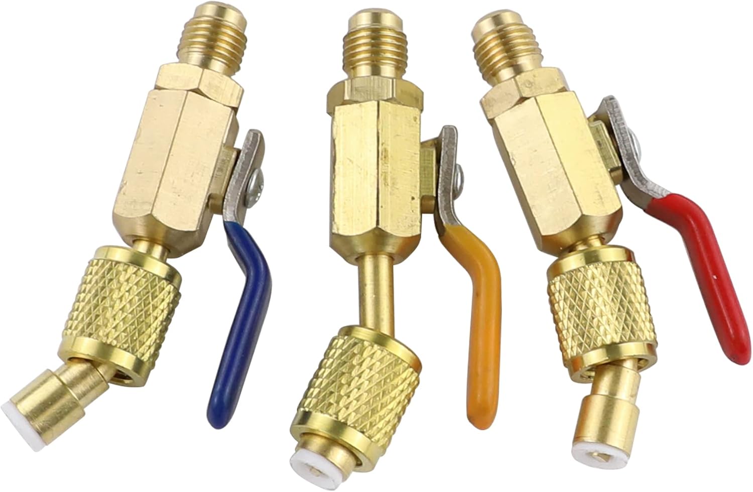 Wisepick Ball Valve Air Conditioner Shut Off Valve Set 1/4" SAE for