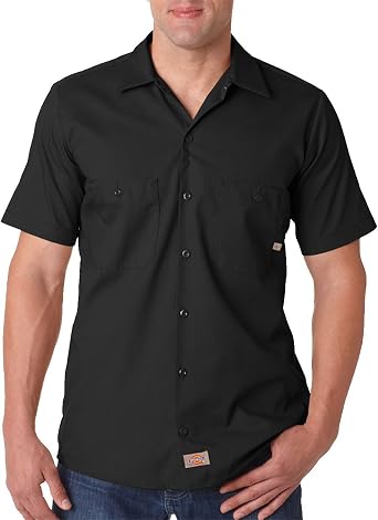 Dickies Mens Short Sleeve Industrial Work Shirt
