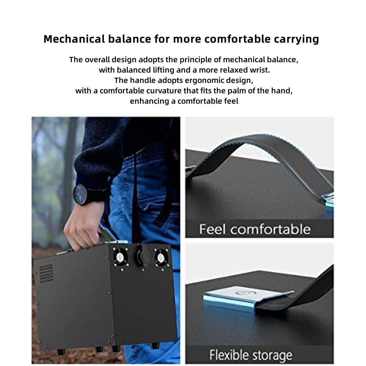 Batterie de camping, station d'alimentation portable, port USB C PD, sortie CC, alimentée par panneau solaire, prise murale pour voiture, pour aventures en plein air (cellule polymère 90 000 mAh, 30